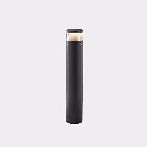 Netlighting Dan Outdoor LED Bollard in Urban Grey, 8.9W, 3000K, IP65 – 1