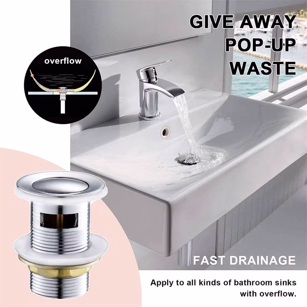 SPETLEK Waterfall Basin Mixer Tap with Pop-Up Waste Set in Chrome Silver – 2