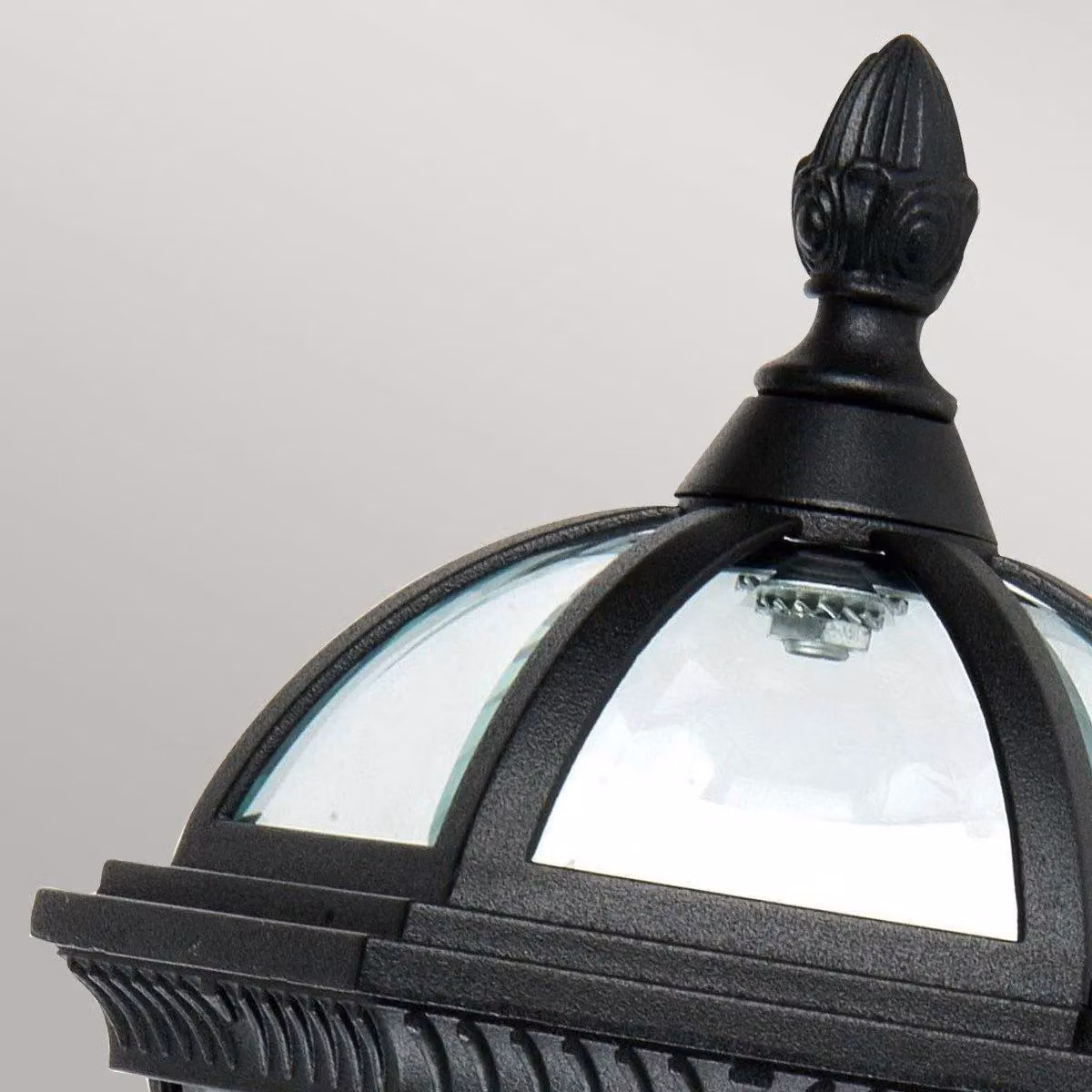 Netlighting Ledbury Black Outdoor Wall Lantern Light with Transparent Glass and E27 Socket, IP44 Rated – 2