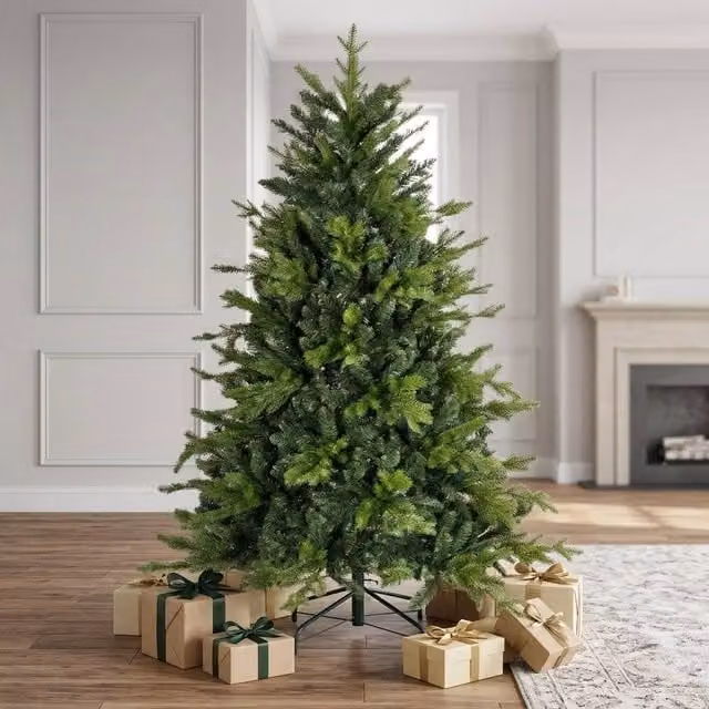 STILVORA 5ft Artificial Green Christmas Tree with 1309 Tips – 1