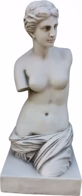 Thea Ornate Collection Ceramic Statue in White