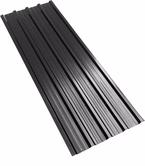 Lifeideas 12 Piece Black Steel Roofing Sheets