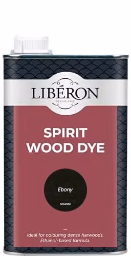 Liberon Spirit Wood Dye Ebony Black, 1 l – 1