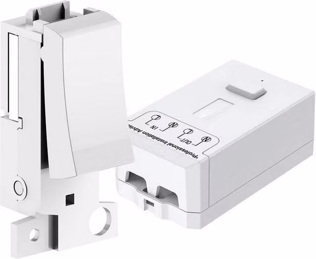ENER-J Kinetic Wireless Grid Switch and 500W RF Receiver, White, 240V
