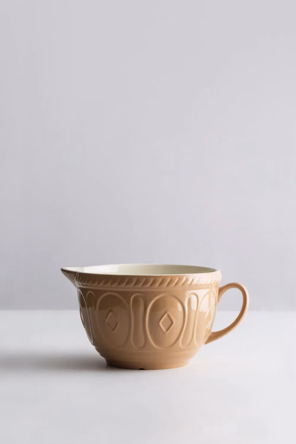 Mason Cash Original Cane Ceramic Batter Bowl with Pouring Spout in Brown – 2