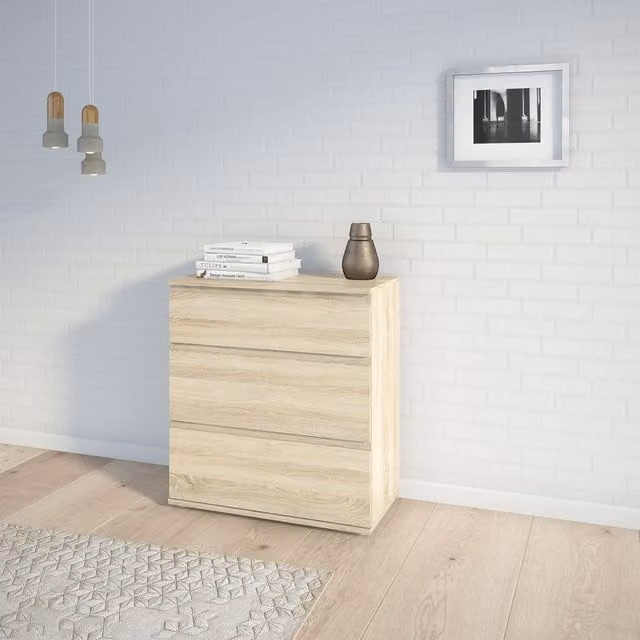 Furniture To Go Nova Chest of 3 Drawers in Oak