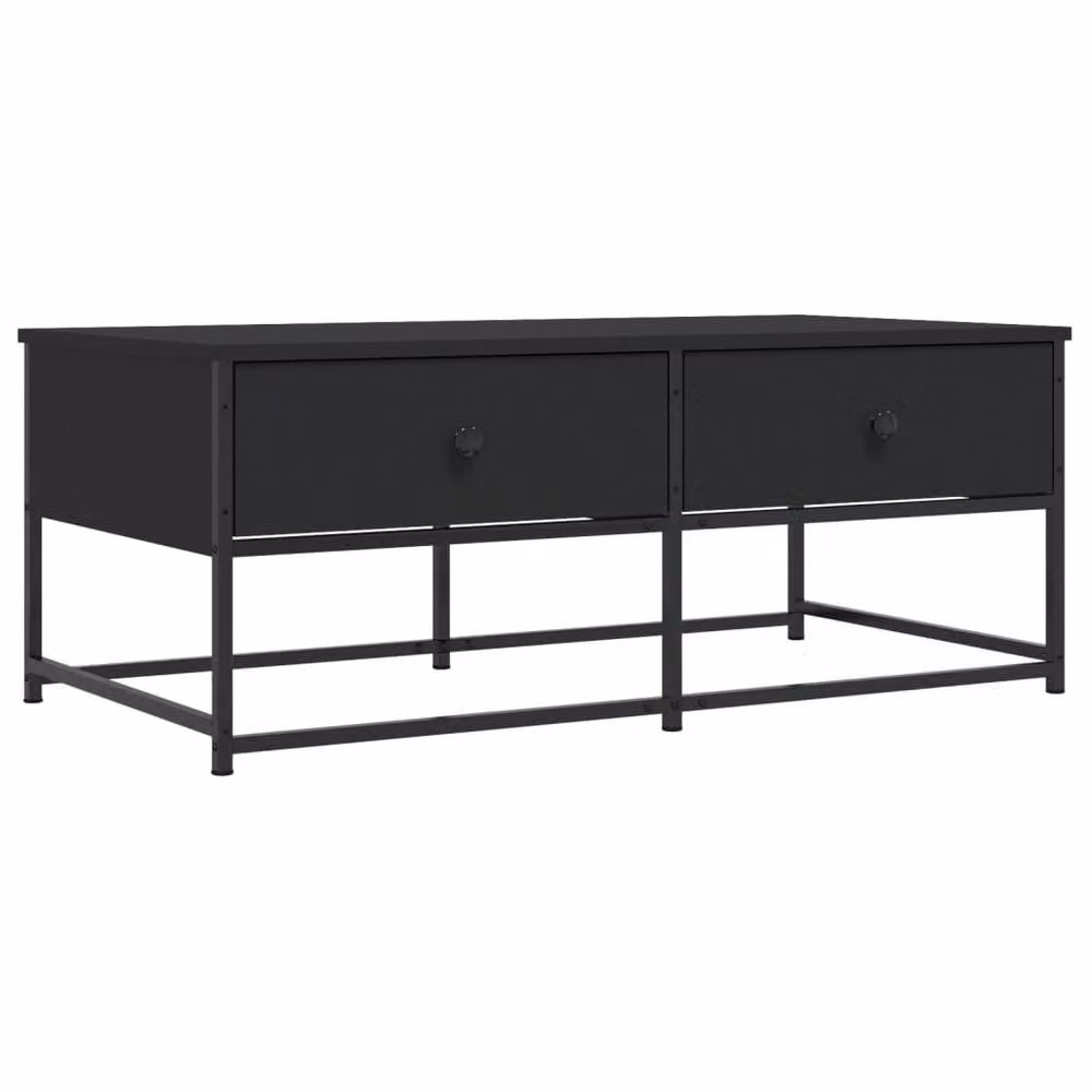 Berkfield Home Decorative Black Coffee Table W/D/H: 100 x 51 x 40 cm – 3