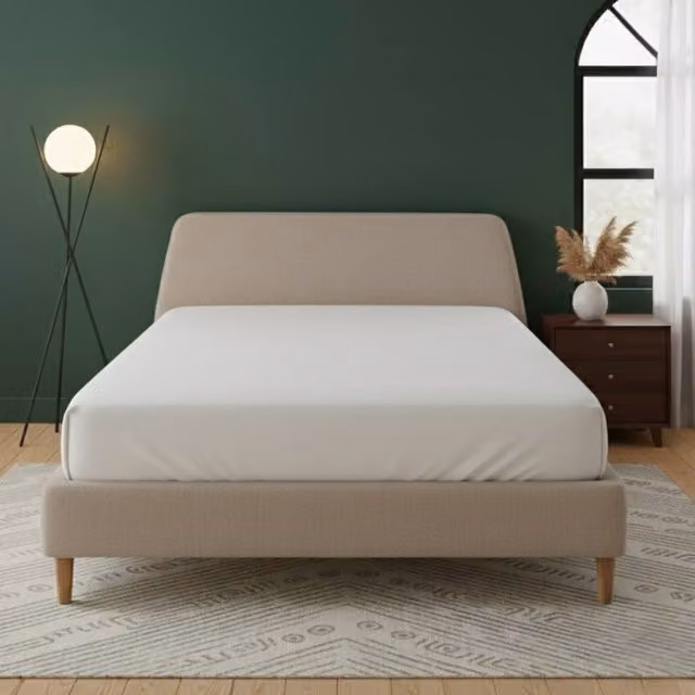 Snug City White Flannelette Extra Deep Fitted Sheet, Small Double, W/D/H: 120 x 200 x 40 cm – 1