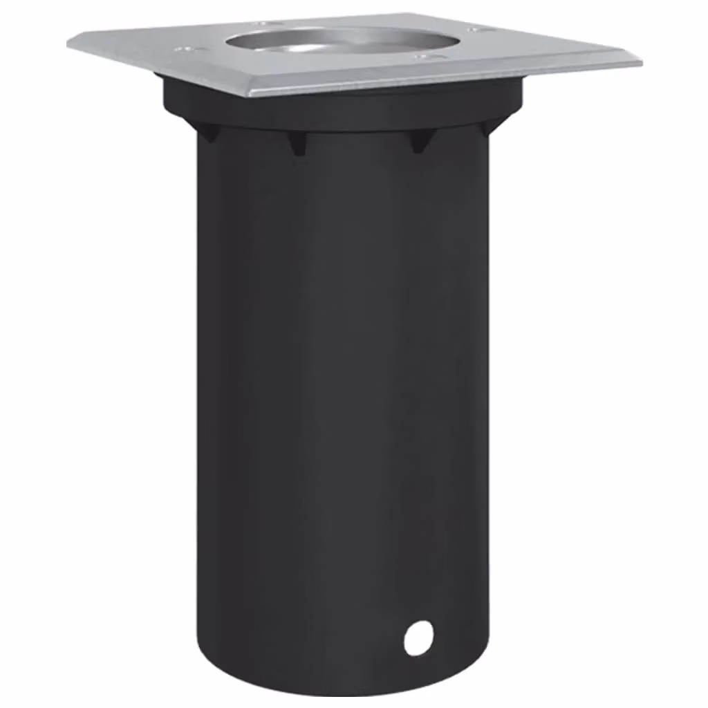 Berkfield Home Square Outdoor Ground Recessed Light in Black Aluminium and Glass, W/D/H: 10.5 x 10.5 x 10.5 cm – 2