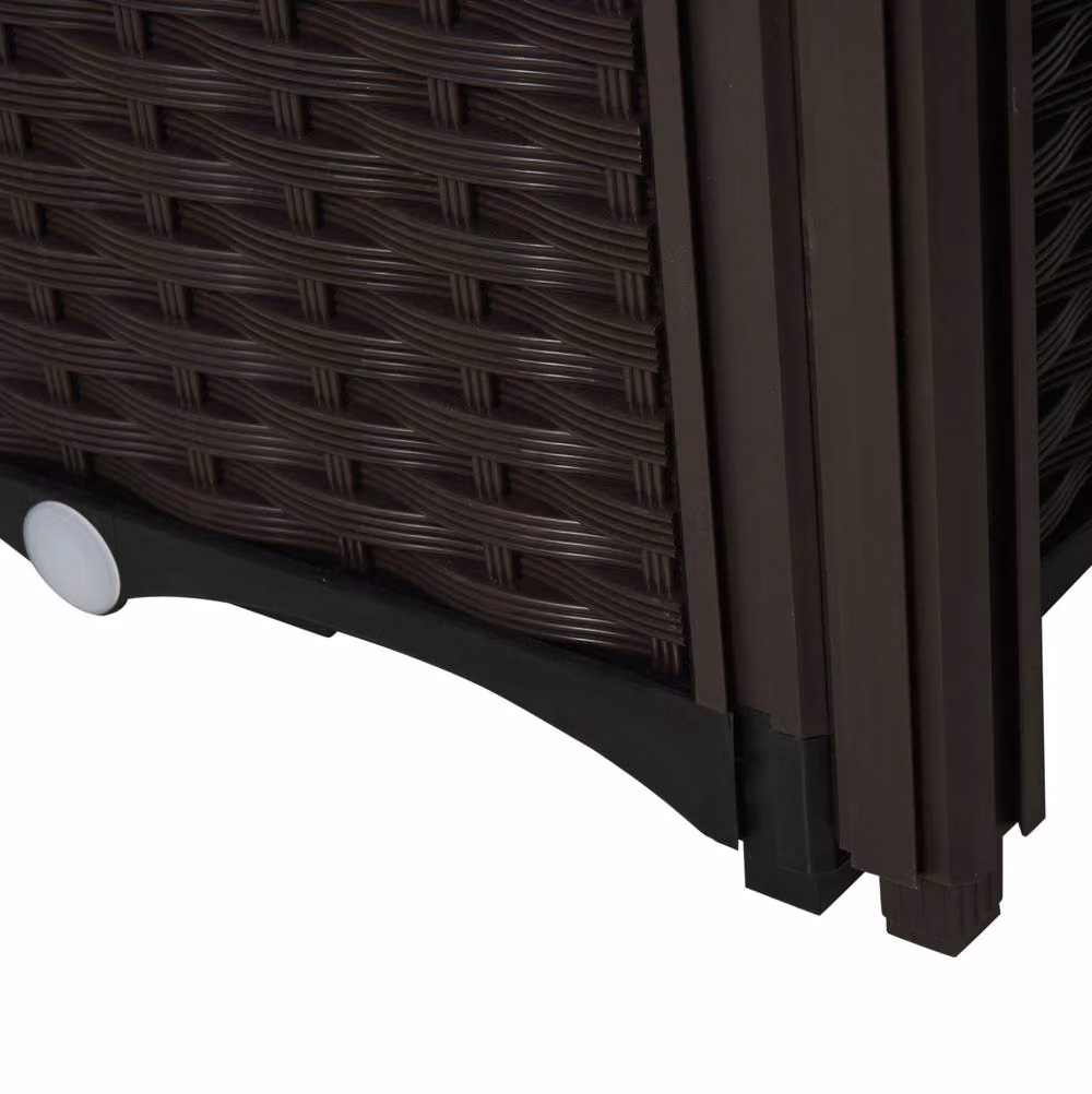 STILVORA Self-Watering Raised Planter Tub in Brown – 9
