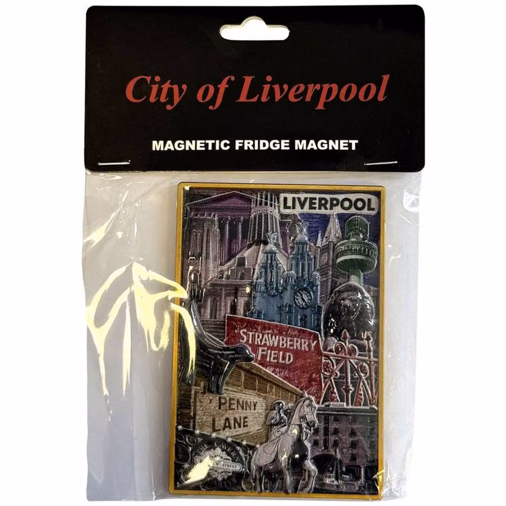 Rock Off City of Liverpool Landmarks Metal Fridge Magnet, Multicolour – 2