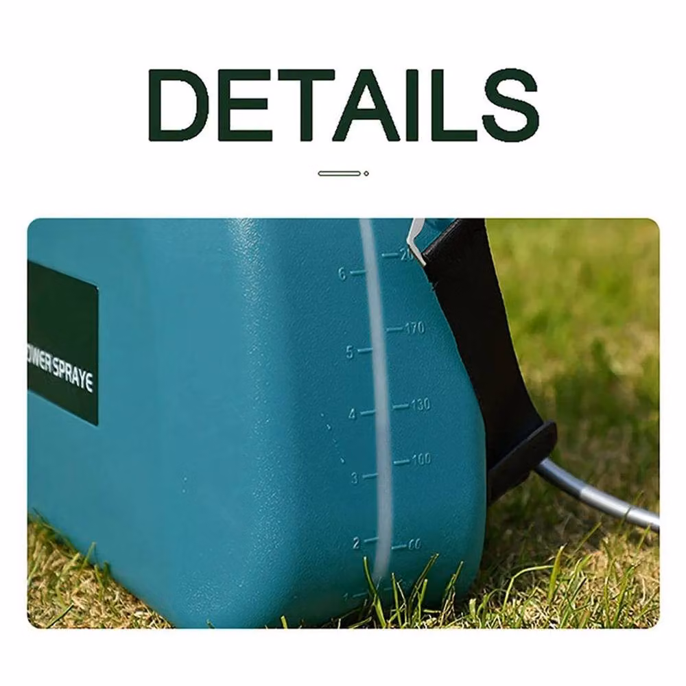 EONLION Rechargeable Garden Electric Sprayer, 8 l, Green in Turquoise – 3