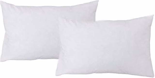 KDMK Eco Friendly White Rectangular Cushion Inner Made from Recycled PET Polyester
