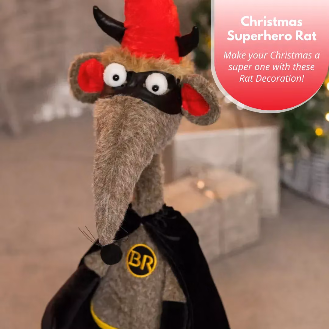 Marco Paul Multicolour Christmas Bat Rat, Height: 108 cm – 3
