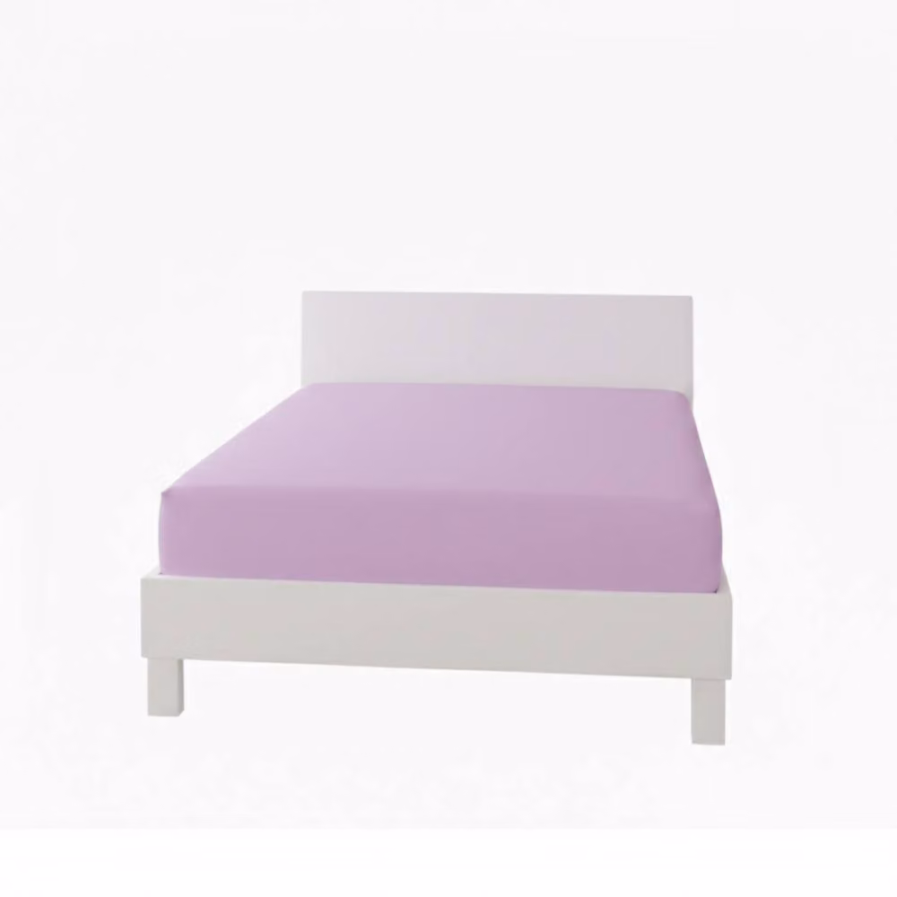 Snug City King Size Polycotton Extra Deep Fitted Sheet in Lilac, W/D/H: 180 x 200 x 40 cm – 2