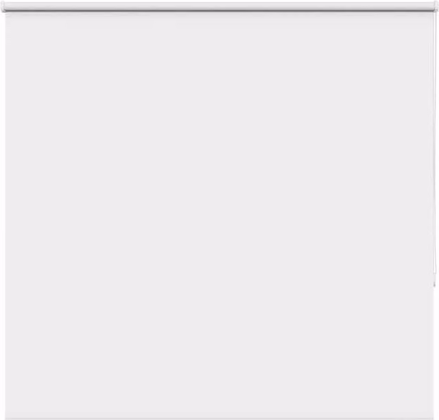 Berkfield Home White Blackout Roller Blind, Thermal Insulating Polyester Fabric, W: 150 cm, H: 130 cm