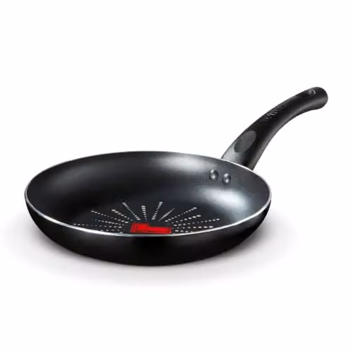 Tower SmartStart Classic 32cm Aluminium Non-Stick Frying Pan, Black