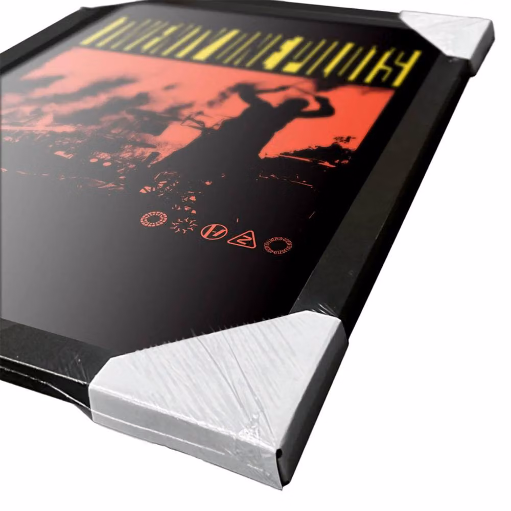 Twenty One Pilots Live Fire Framed Paper Poster in Jet Black – 2