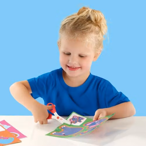 SES Creative Safety Scissors for Children in Multicolour and Red with Safety Tips – 2