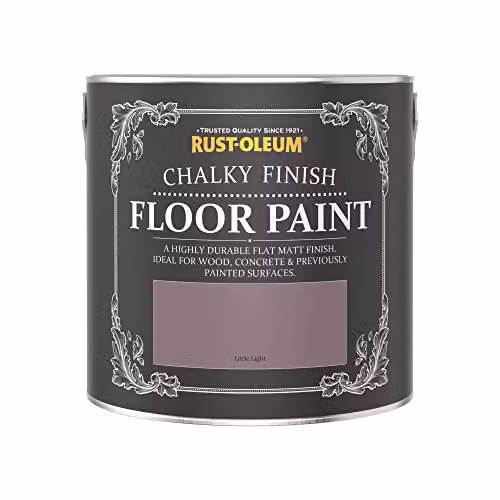 Rust-Oleum Pink Scratch-Proof Water-Based Floor Paint in Matt Finish, Little Light 2.5L – 3