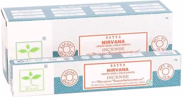 KDMD Nirvana Earth Incense Sticks, 6 Pack, Petrol