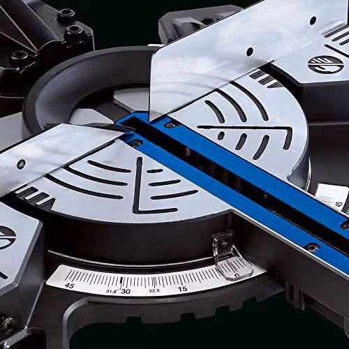 Draper 90170 230V Blue 255mm Sliding Compound Mitre Saw – 2