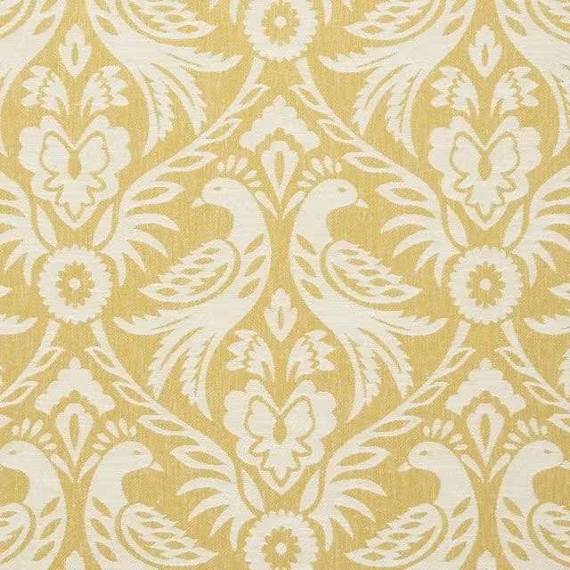 Clarke & Clarke Harewood Yellow Floral Fabric Panel