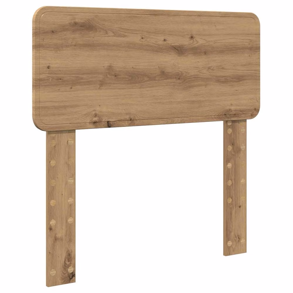 Berkfield Home Artisan Oak Bed Frame in Brown, Solid Pine and Wood, W/D/H: 90 x 190 cm – 3