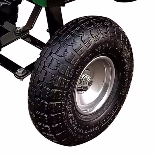 Simpa Multi-Purpose All Terrain Tipping Barrow Cart with Pneumatic Tyres, Black, W: 50.5 cm, D: 93 cm, H: 51 cm – 3
