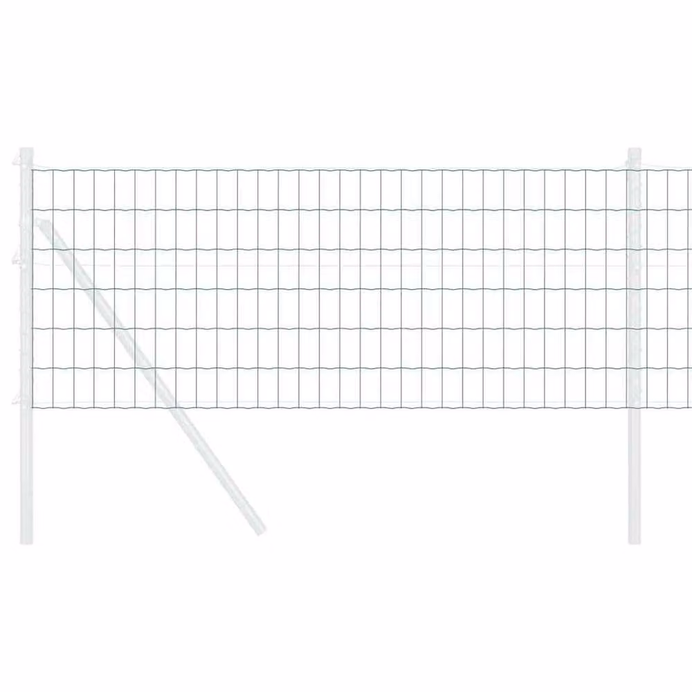 Berkfield Home Euro Fence Green PVC Coated Steel Fencing 0.8 x 25 m – 3