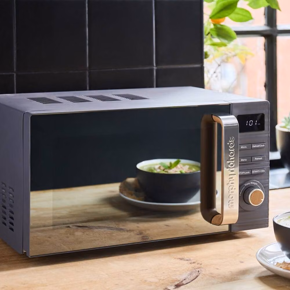 Morphy Richards Grey Ceramic Solo Countertop Microwave – 4