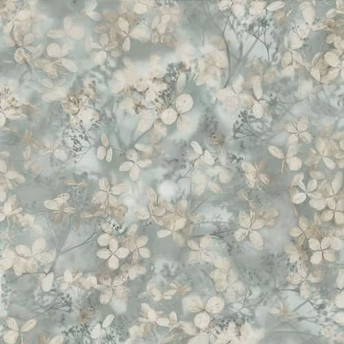Erismann Abode Play of Light Blossom Sage Green Floral and Botanical Wallpaper