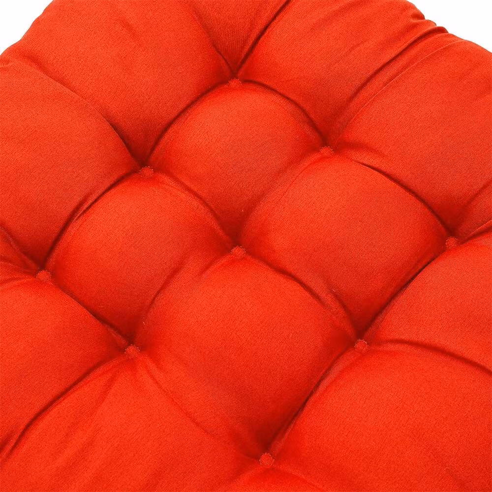 VOGREX 4 Pack Red Ergonomic Outdoor Patio Dining Chair Seat Cushions with Tie-Ons, W/D/H: 40 x 40 x 4 cm – 3