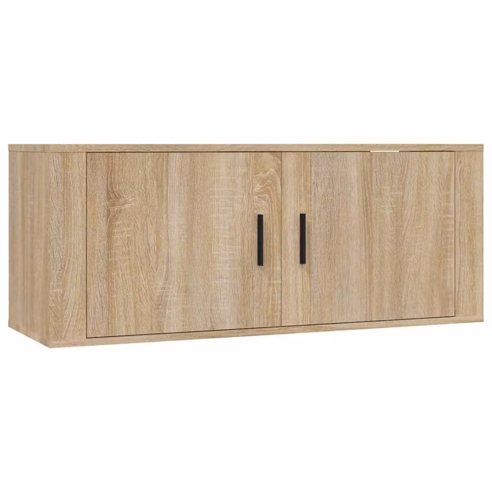 Berkfield Home Classic 3 Piece TV Cabinet Set in Sonoma Oak and Brown Engineered Wood – 2