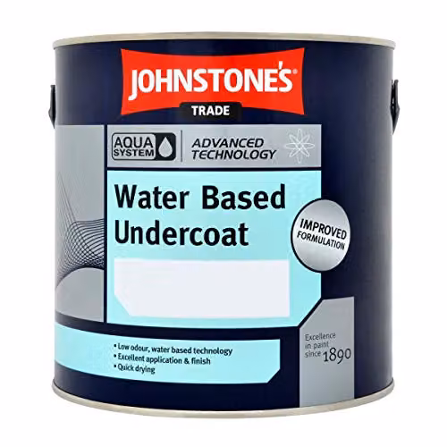 Johnstone's Aqua Water Based Undercoat in Grey, 2.5 l