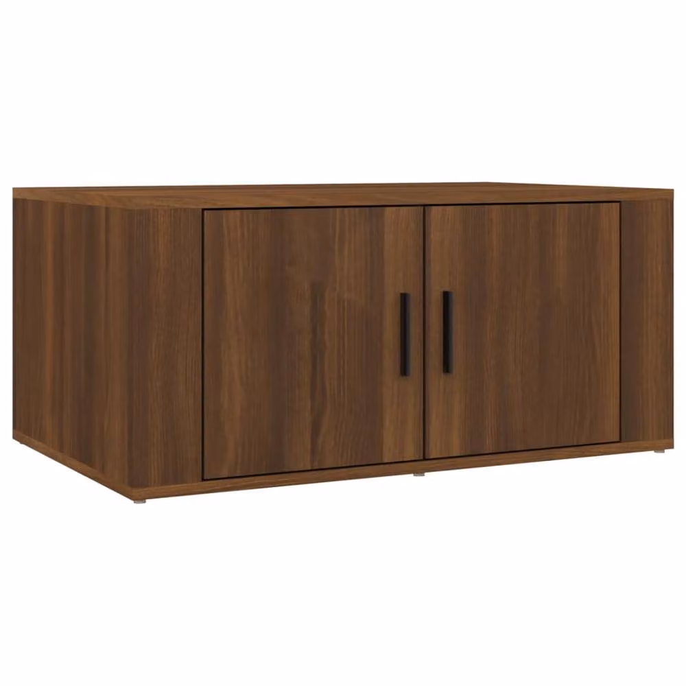 Berkfield Home Modern Brown Oak Decorative Coffee Table, W/D/H: 80 x 50 x 36 cm – 2