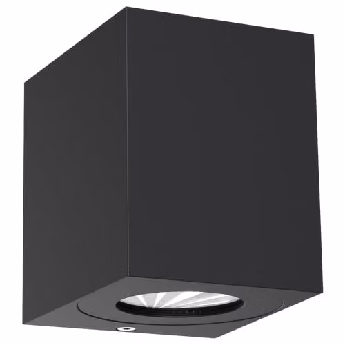 Nordlux Canto LED Outdoor Wall Light in Black Metal with Warm White 3000k IP44 Rating