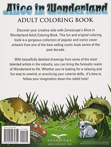 Zenescope Alice in Wonderland Adult Colouring Book – 2