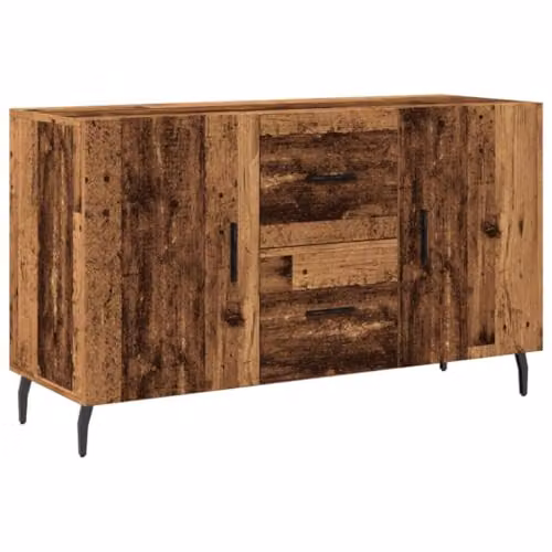 vidaXL Modern Sideboard in Brown Old Wood, W/D/H: 100 x 36 x 60 cm