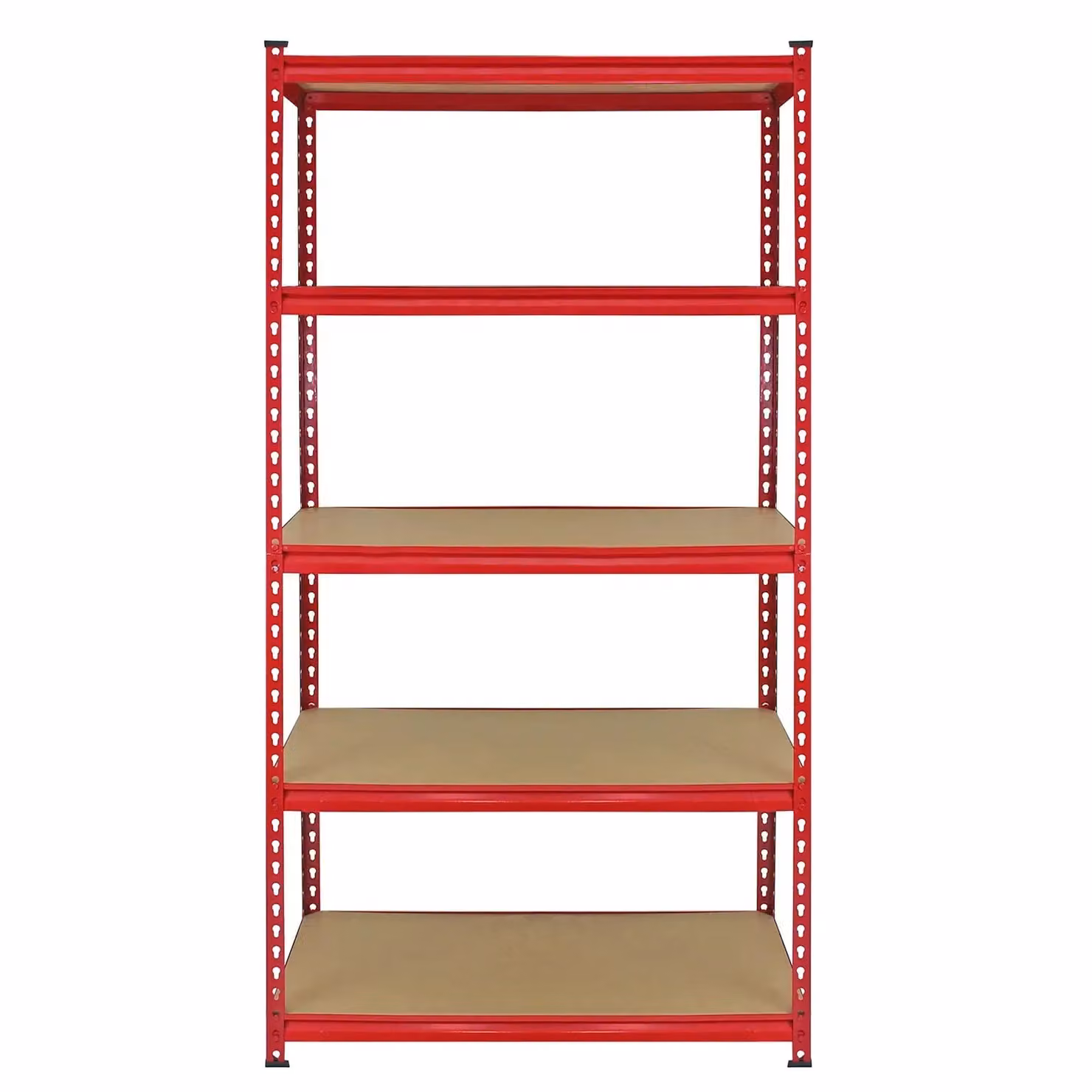 Monstershop 4 x Z-Rax Metal and MDF Freestanding Racking Units, Red, W/D/H: 90 x 45 x 183 cm – 2