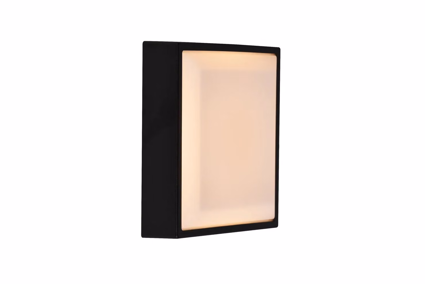 Nordlux Oliver LED Outdoor Wall Light, Black Plastic, IP65, Warm White 2700k – 2