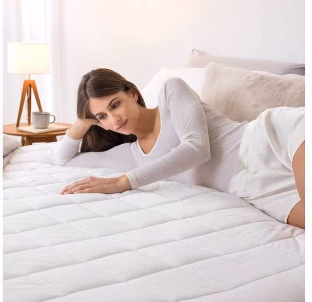 Dreamland Electric Mattress Protector, White, W/D/H: 140 x 200 cm – 1