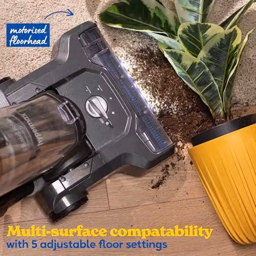 Russell Hobbs RHUV7001 Hypermax Upright Vacuum Cleaner in Grey and Blue with Multi-Cyclonic Filtration, LED Headlight and Pet Hair Functionality – 6