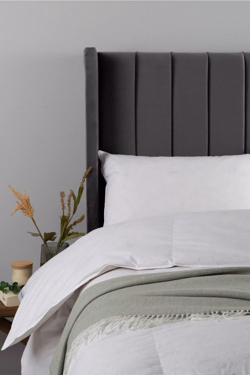 EarthKind White Feather and Down All Year Round Duvet, 10.5 Tog, Single – 3