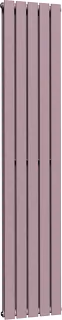 Lux Heat Flat Coloured Vertical Radiator in Lavender Mist, H 180 cm x W 35 cm