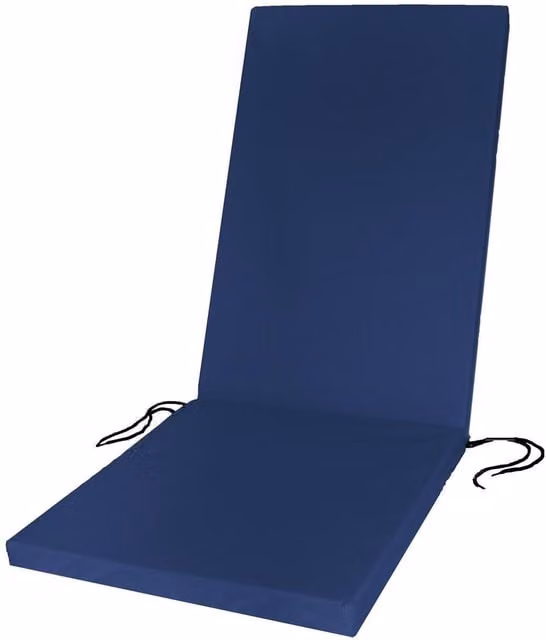 Roseley Water Repellent High Back Chair Pads in Navy Blue