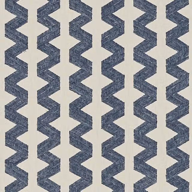 Prestigious Textiles Pedro Fabric Waterfall in Black, White or Blue