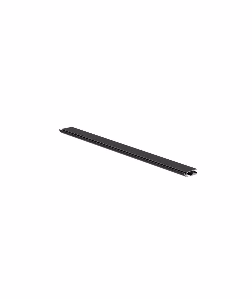 New Edge Blinds Black Aluminium Ceiling Fix Curtain Hanging Track, Width: 380 cm – 2