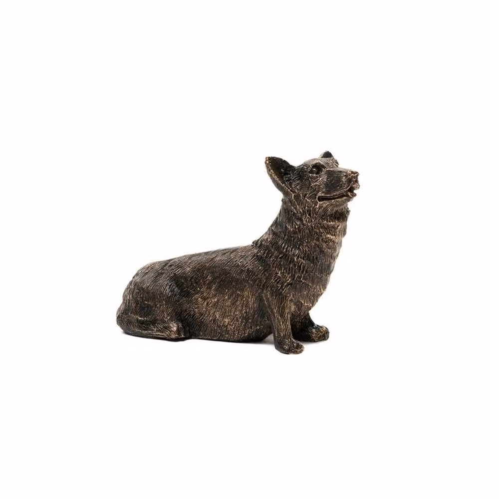 Jardinopia Corgi Animal Plant Pot Feet, Set of 3, Bronze, W8 x D6 x H6.5 cm – 2