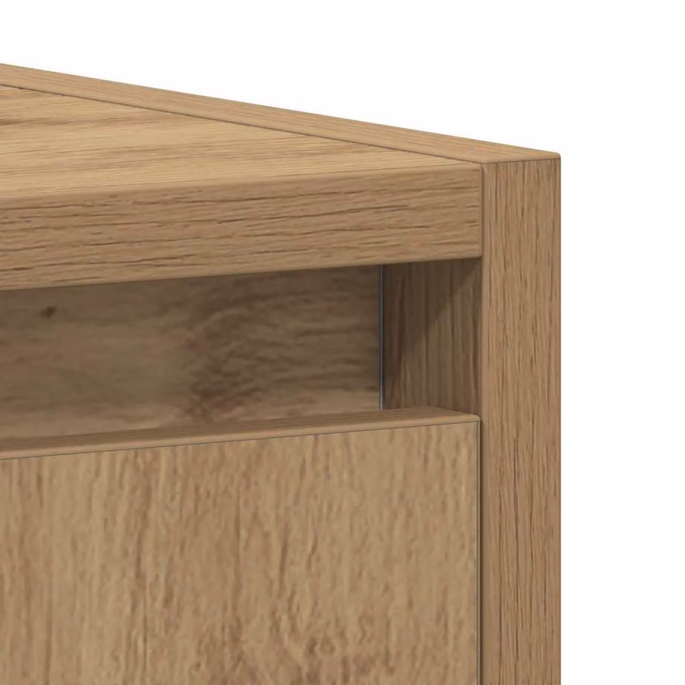 Berkfield Home Artisan Oak Durable Bathroom Sink Cabinet in Brown, W/D/H: 60 x 33 x 60 cm – 4